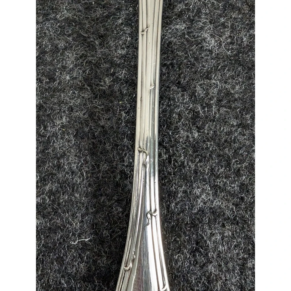 1847 Rogers Bros Silverplate Cocktail Fork 3-Tine 1904 Vintage Grape Floral 6 In